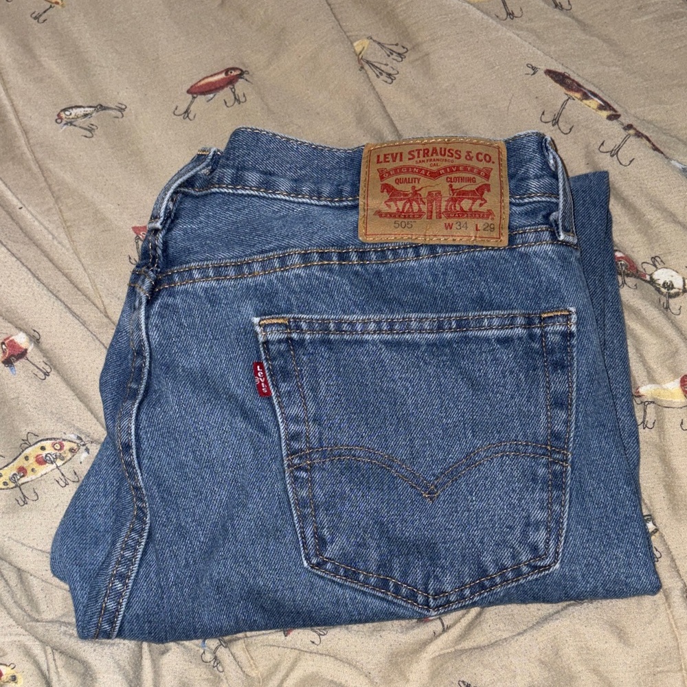 Mens levi jeans 34x29